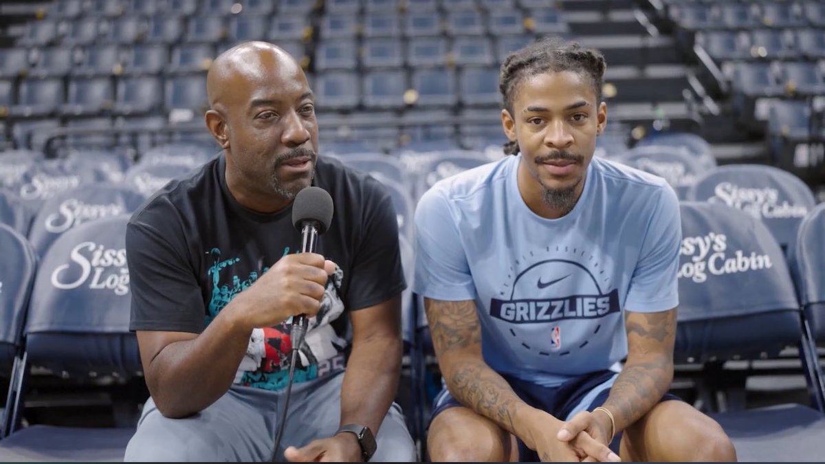 It’s Year 10 of @grindcitymedia tipping off a new season with Big 12.

Be sure to catch our exclusive @memgrizz Sitdown with Ja Morant previewing tonight’s opener, his mindset entering the season his message to Grizz Fans.

Premiering on GrizzBeat today at 3pm on @grindcitymedia 