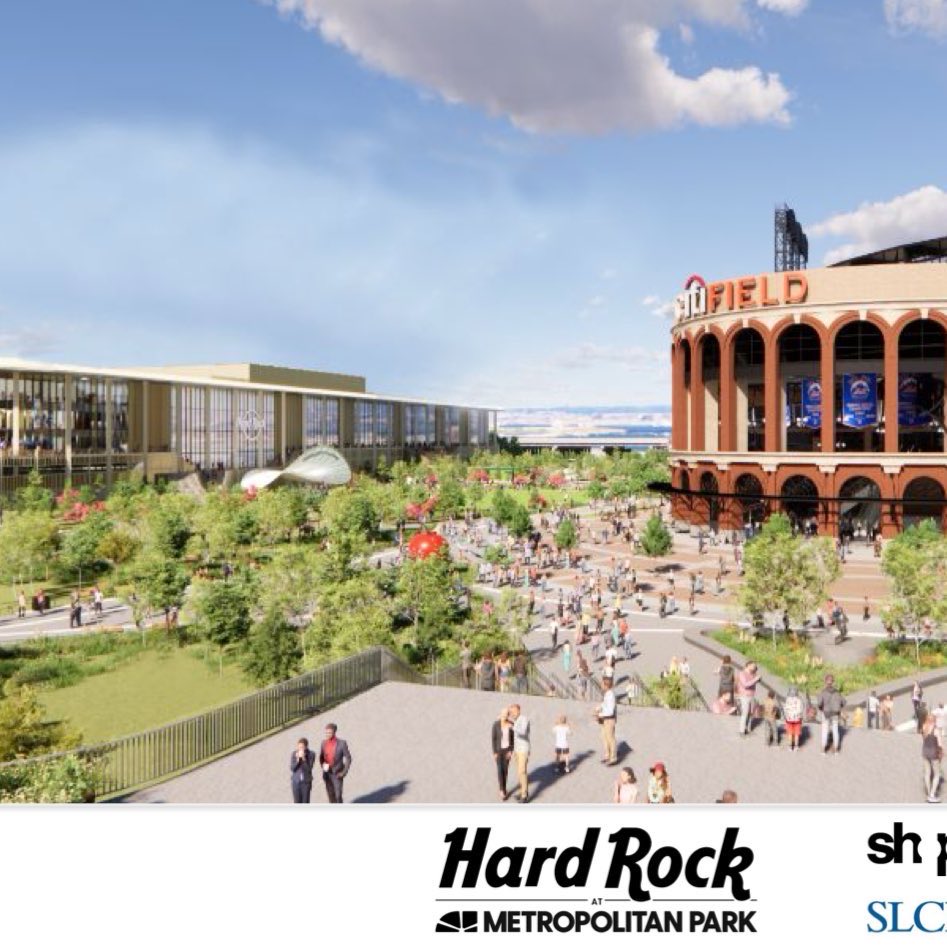 MetsdUp's tweet photo. First renderings of the casino outside Citi Field https://t.co/6cnnfEXRIY