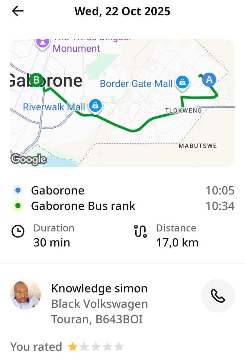 Whatever you do, please do not select this guy on indrive especially ladies. He is so rude. <a href="/inDrive/">inDrive</a> I might need to stop using your service, it's becoming dangerous.