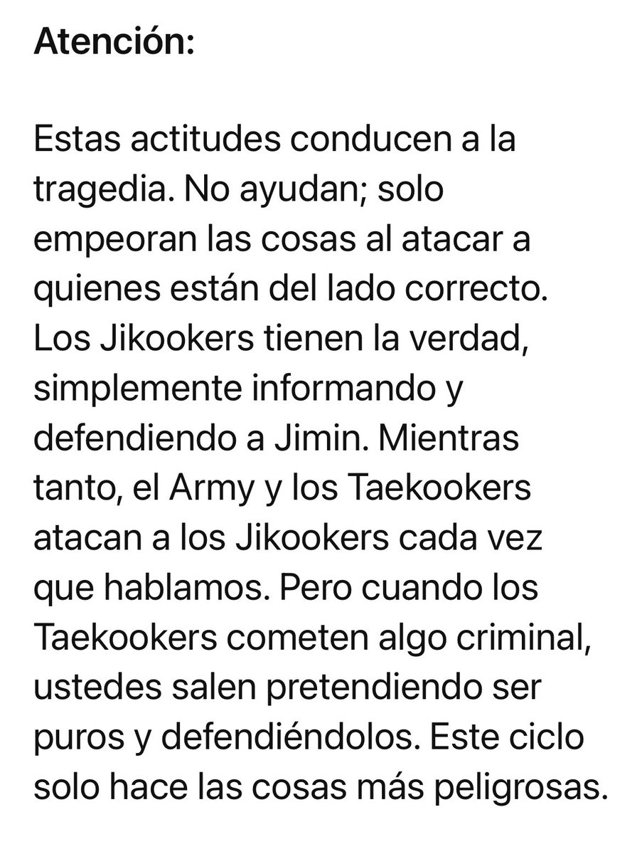 MssParkJM's tweet photo. Alerta🚨🚨‼️el peligro para Jimin escala y esta guerra de desinformación que army inflama solo crea el medio perfecto para continuar creciendo. Nos va a expl.tar  en las manos. 
#JiminProtect  #WithJiminTillTheEnd 
#JikookasSinFiltro 
#Jikook 
#Hay_Un_SoloCulpable https://t.co/bQycxKUwOZ
