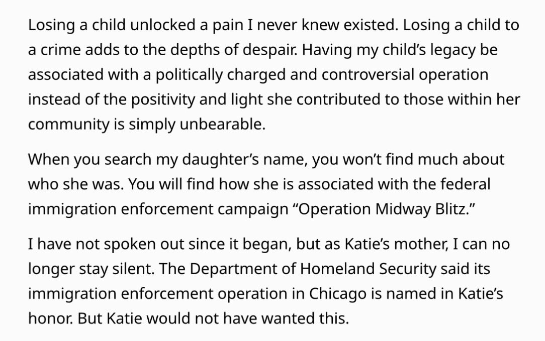 ReichlinMelnick's tweet image. OMG. I can’t imagine the pain of losing your daughter and then seeing the federal government use her face for a propaganda campaign that you KNOW she wouldn’t have agreed with.