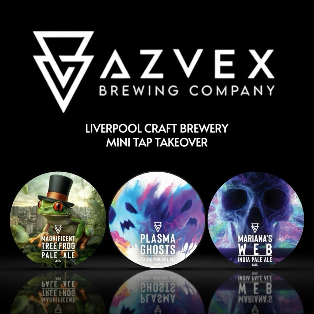 We’ve got a little something special this week — a mini tap takeover with the highly rated <a href="/azvexbrewing/">Azvex Brewing Co. 🍻</a> from Liverpool 🍻