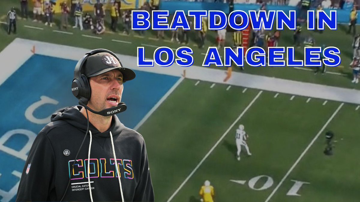ZachHicks2's tweet image. There is no other way to put it... Shane Steichen and the Colts beat the hell out of the Chargers' defense on Sunday. 
It was a masterclass performance from the playcaller, as the Colts were relatively unchallenged all game long: youtu.be/AcnGs0OMgHk?si…