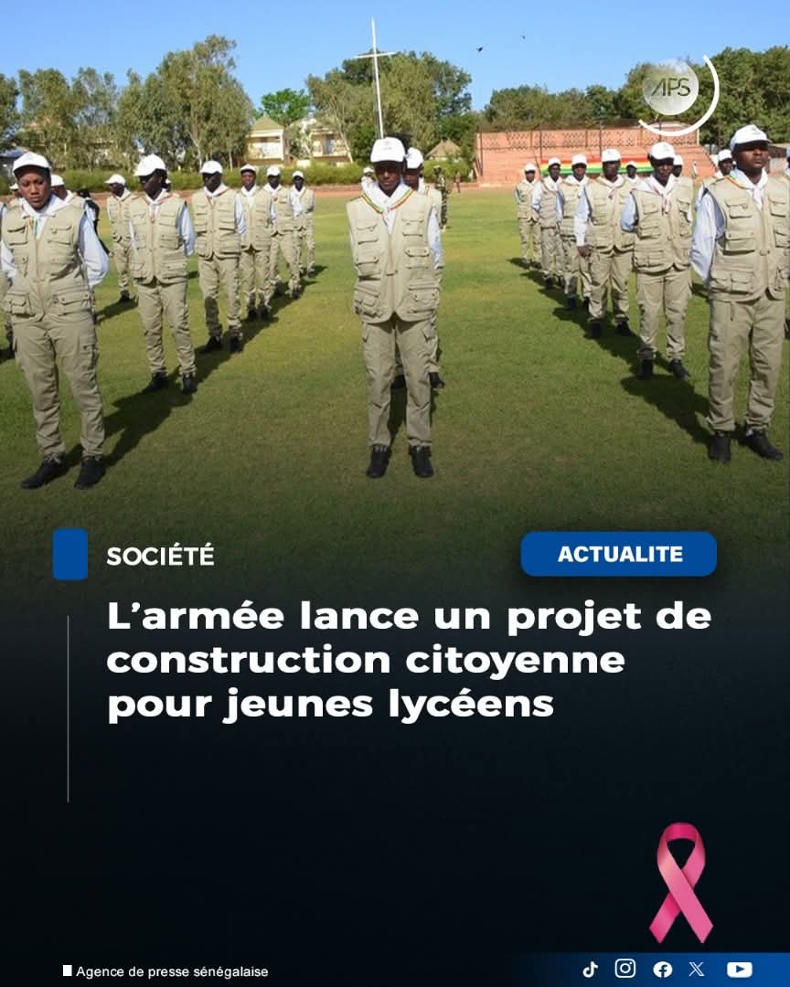 Dénommé “Waajal Xale Yi”, ce projet est le fruit d’un partenariat entre le ministère des Forces armées et celui de l’Education nationale. 🇸🇳