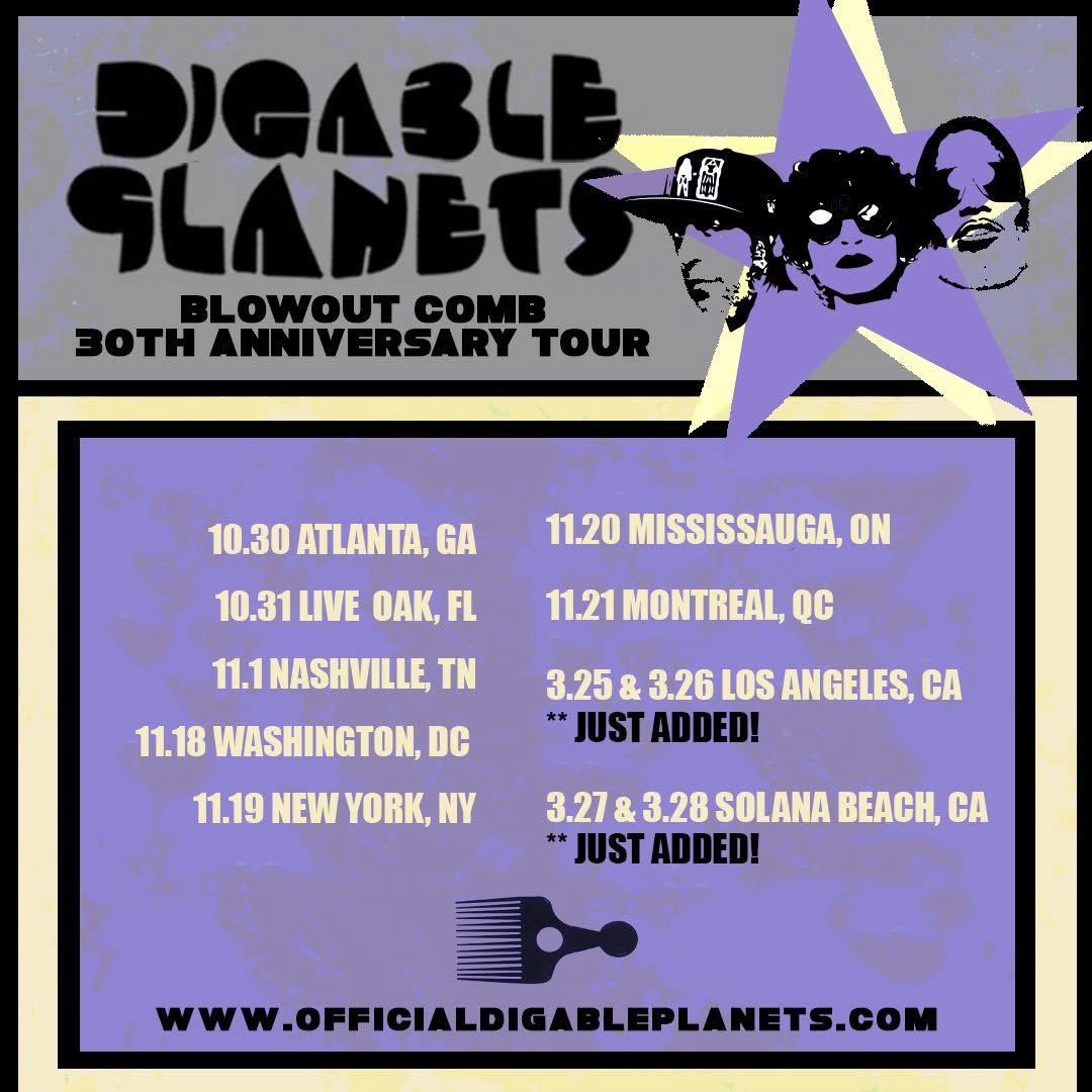 ceeknowledge's tweet image. We bout to hit the spaceways again 💫 
@digableplanets on tour 
Upcoming Shows:
October 30th @BuckheadTheatre ATL
October 31st @HulaweenFL Live Oak, FL
November 1st Fogg street live Nashville 
Tickets &amp;amp; Merch:
digableplanets.com/shows