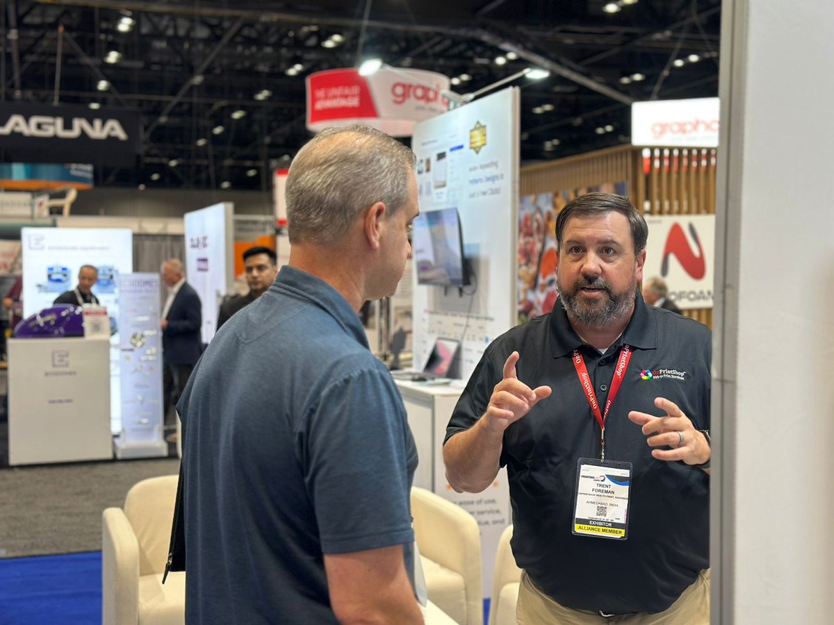 onprintshop's tweet image. It’s an action-packed day at @PRINTINGUnited Expo 2025!

Visitors are flocking to OnPrintShop’s booth at Printing United Expo 2025 to experience our AI-powered Web-to-Print storefront firsthand!🌍

#PrintingUnitedExpo #OnPrintShop #WebToPrint  #PrintInnovation #PrintingIndustry