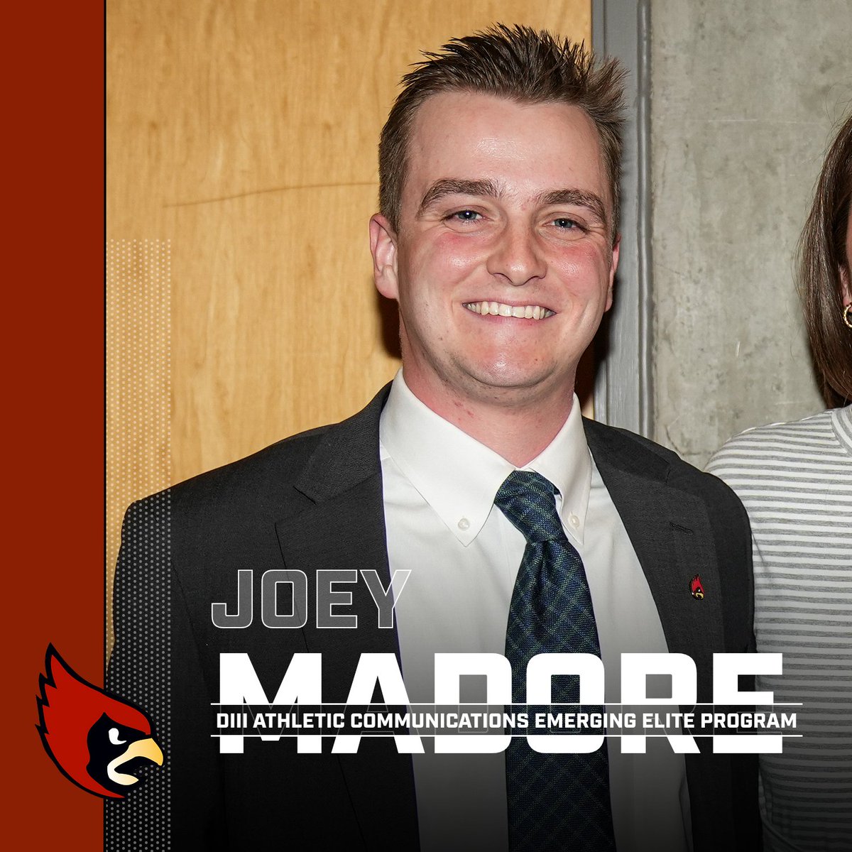 LandmarkConf's tweet image. NEWS | @CatholicU_Cards Director of Athletic Broadcasting &amp;amp; Communications Joey Madore Selected to 2025 DIII Athletic Communications Emerging Elite Program 👏

📰 tinyurl.com/c74ver5j

#MakeYourMark