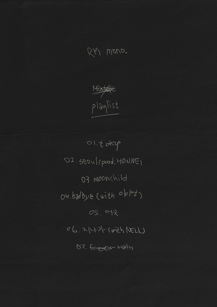 7 years ago today, RM released his first mixtape “Mono”🤍

7 YEARS WITH MONO
#mono7thAnniversary
