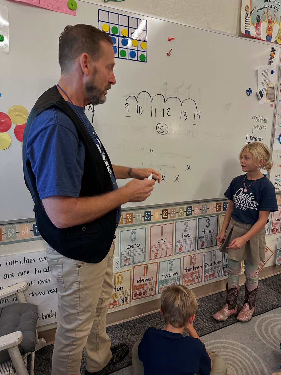OasisAcademy's tweet image. 📸✨ Leadership in action! Today, Mr. Nott, K-12 School Leader, visited 2nd grade to teach about “difference” in math! 🤩📚 It’s all about making connections.
#Leadership #Education #MathMagic