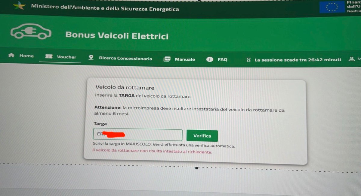 magic72it's tweet photo. @GPichetto @MASE_IT Off topic ma per lei: Per microimprese il decreto 8 Ago 2025 pubblicato in GU, Art.3 par.3 diceva chiaramente “veicolo da rottamare deve essere intestato al titolare della microimpresa” ma questo non è stato rispettato! Ora chi risponde, lei? https://t.co/Go2x9u6LDr