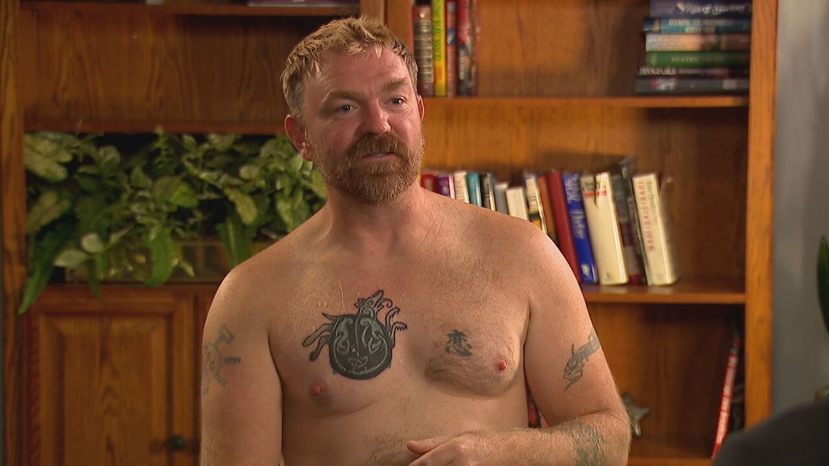 He showed us a new tattoo covering up the old one today in an interview