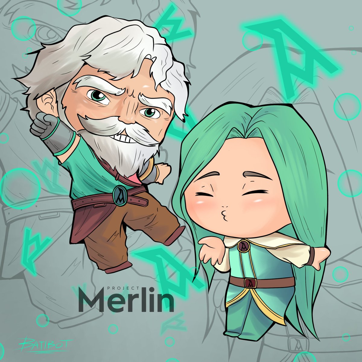 BotBati's tweet image. Hey guys! Here’s my entry for the @ProjectMerlinio  Art Contest. huge shoutout to the awesome team behind it! Had a blast creating this one. 
Below is the timelapse of how I made it! Hope you enjoy 💚💚💚
#ProjectMerlin