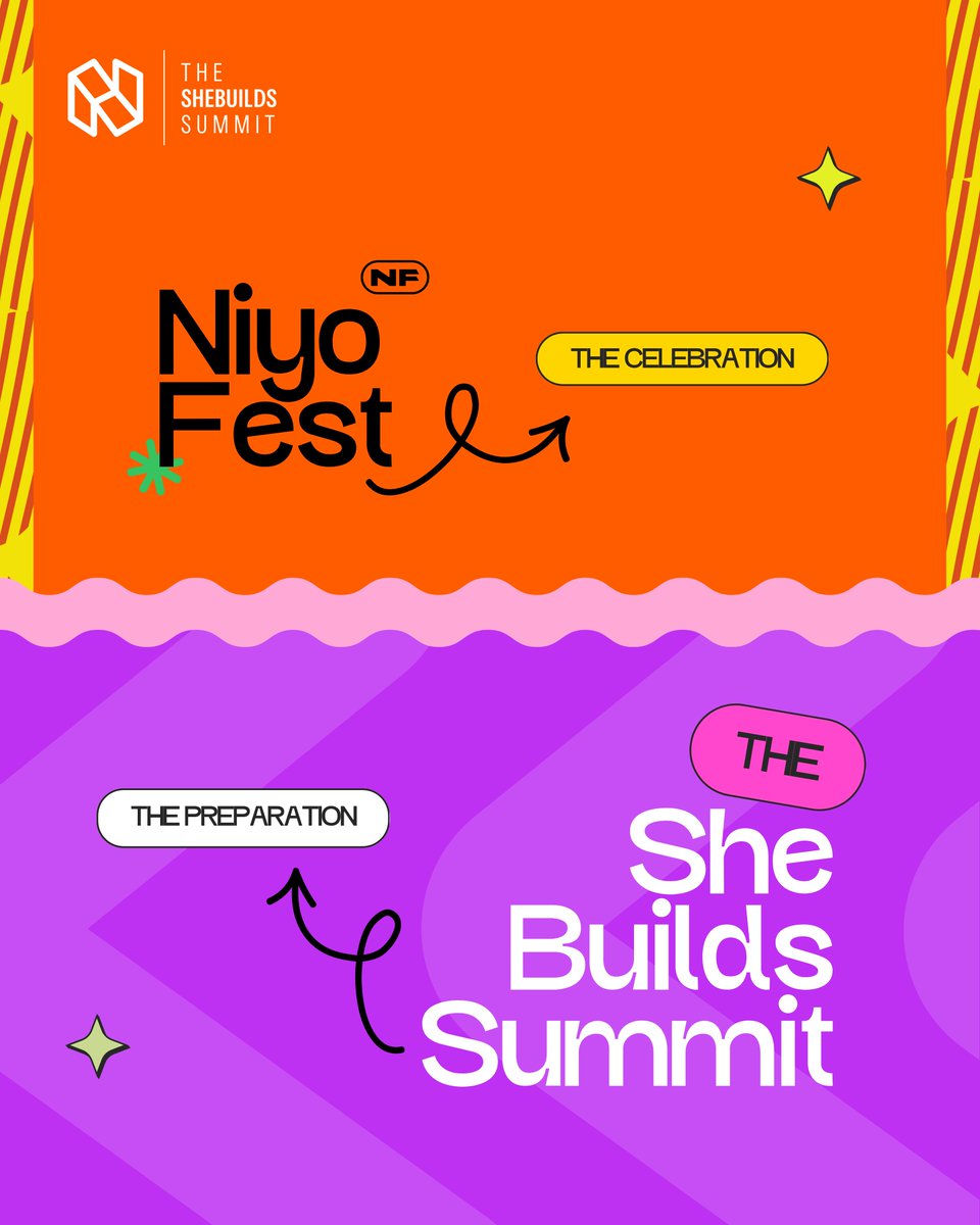niyoco__'s tweet photo. Just so we’re clear… it’s all connected.

At Niyo, everything we do leads back to one mission, empowering women to build, lead, and own their space in tech.

Different stages. Same mission. One movement — Niyo.

#SheBuildsSummit #NiyoFest #WomenInTech #BuiltByHer #NiyoLabs https://t.co/pK3MG3tgtR