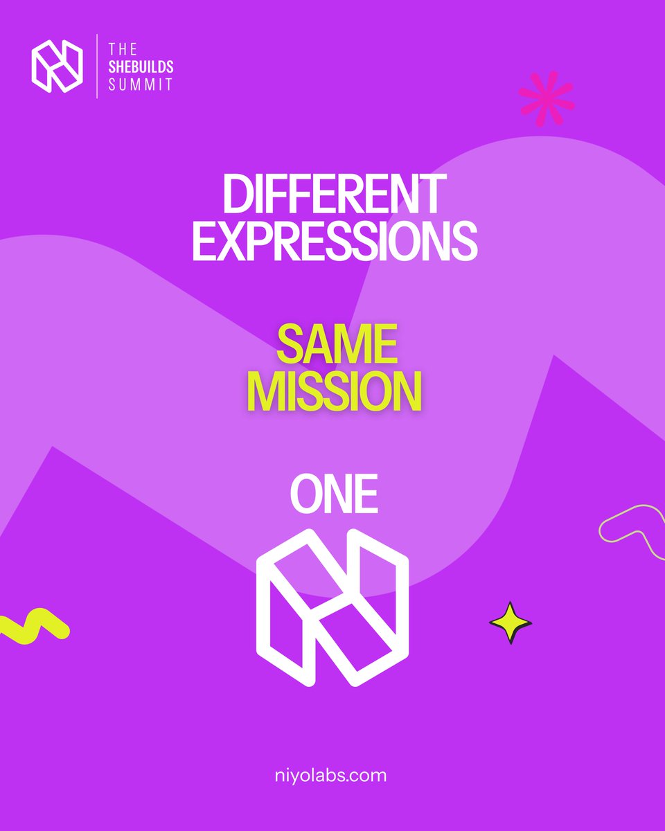 niyoco__'s tweet photo. Just so we’re clear… it’s all connected.

At Niyo, everything we do leads back to one mission, empowering women to build, lead, and own their space in tech.

Different stages. Same mission. One movement — Niyo.

#SheBuildsSummit #NiyoFest #WomenInTech #BuiltByHer #NiyoLabs https://t.co/pK3MG3tgtR