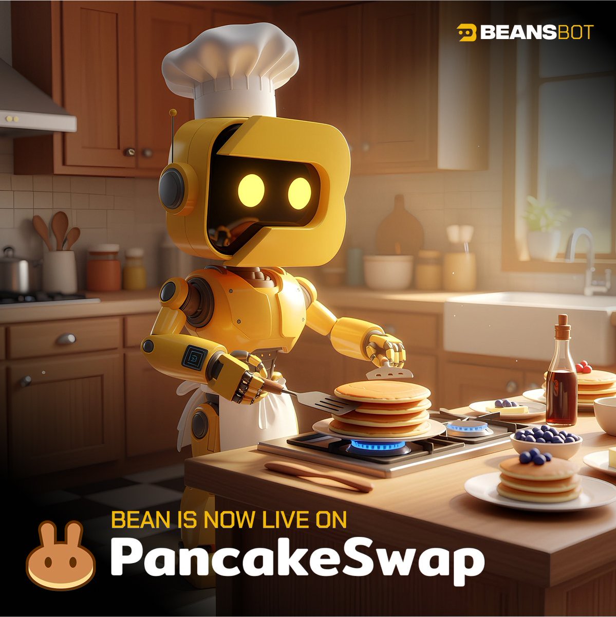 BeansDotBot's tweet image. The wait is over. $BEAN is officially LIVE on #BSC!

👉 Contract: 0xb4b2a86D5fa2BcadCeFBCB7B77E4779254aC1B46

📈 Chart: dexscreener.com/bsc/0xb4b2a86D…