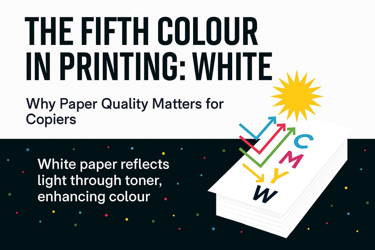 bposwpg's tweet image. 🖨️ CMYK has a secret fifth colour—and it’s not ink. It’s the brightness of your paper. Want sharper blacks and bolder colours? Start with the right foundation.

📄 Read more: bpos.ca/blog/fifth-col… #PrintSmart #BPOS #CMYKPlusWhite #PaperMatters #BridgeportOfficeSolutions