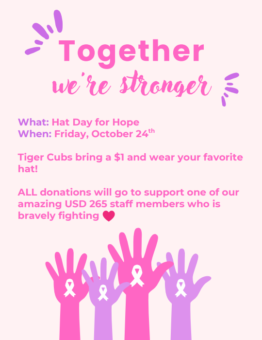 Hat Day for Hope, Friday October 24th!