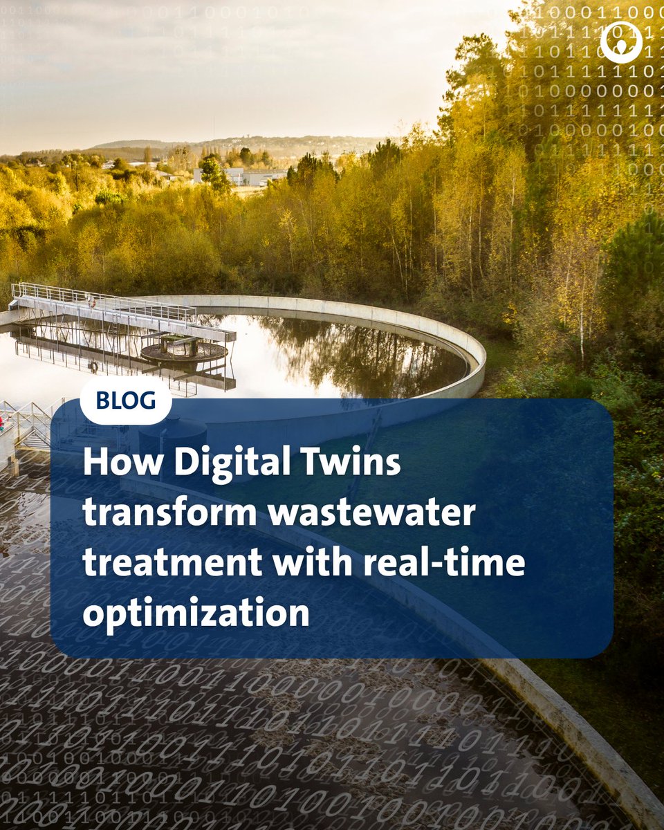 Digital twins are transforming wastewater treatment. 🌍

By simulating operations in real time, wastewater treatment plants like Køge-Egnens &amp; Ede have boosted capacity, cut energy use, and saved millions. Read more in our latest blog post: bit.ly/4nBQGAp