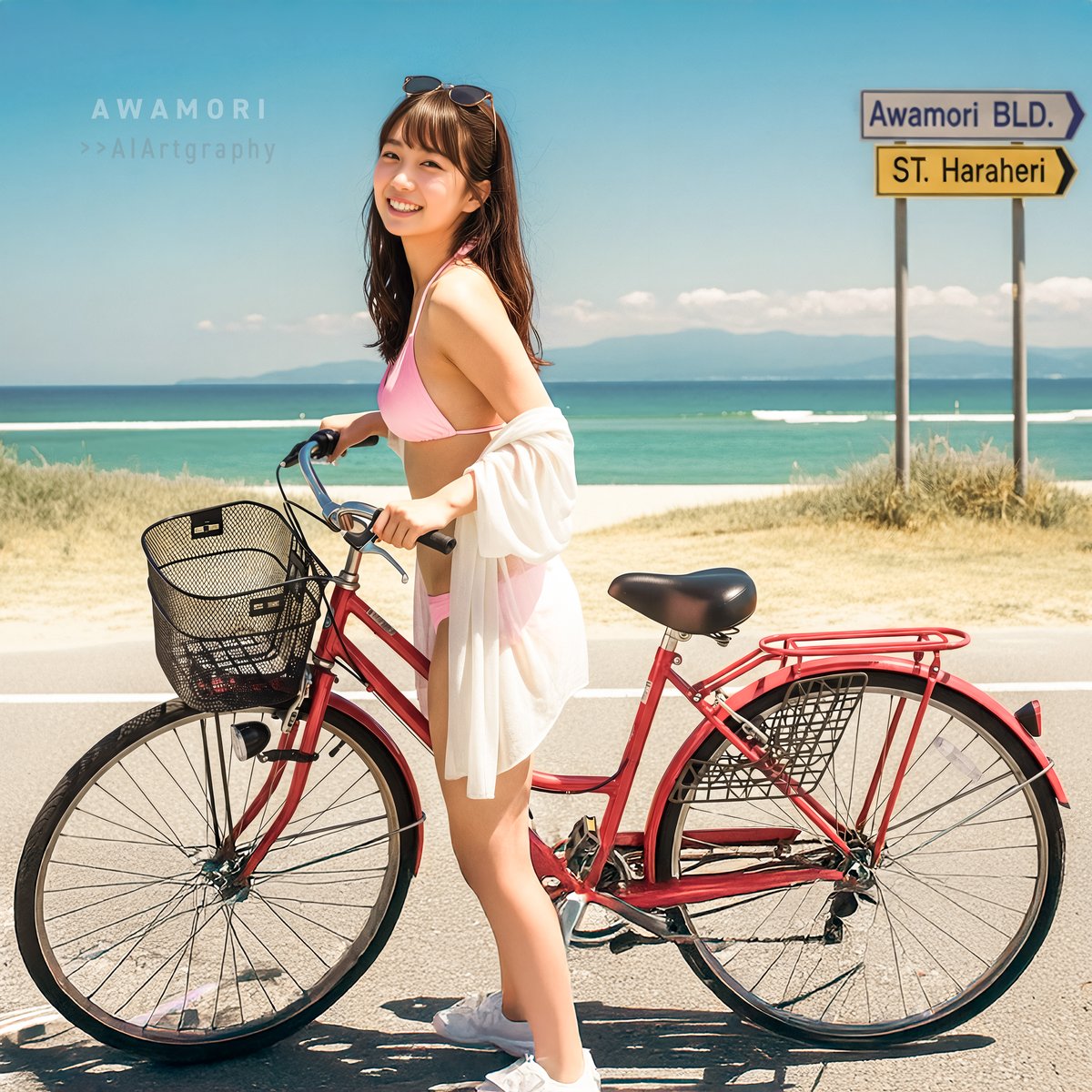 2022Awa's tweet image. 🚴♂️
#ride_now #aiportrait #aiphotography #aigravure #aigirl #photoshop #lightroom #photorealism #firefly #nanobanana #Imagen4 #4k
