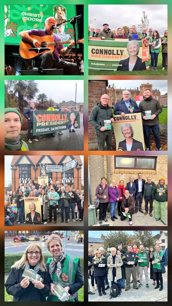 caulmick's tweet photo. Hope, for a change.
Make sure to vote this Friday, 24th October 2025.
🗳Vote @catherinegalway No.1 ✅️
It really is great to see the left come together so strongly across the country in support of @catherinegalway ✊️
#LeftTogether #Aras25 #PresidentCatherineConnolly
#TonightVMTV #PE25 #Connolly4President