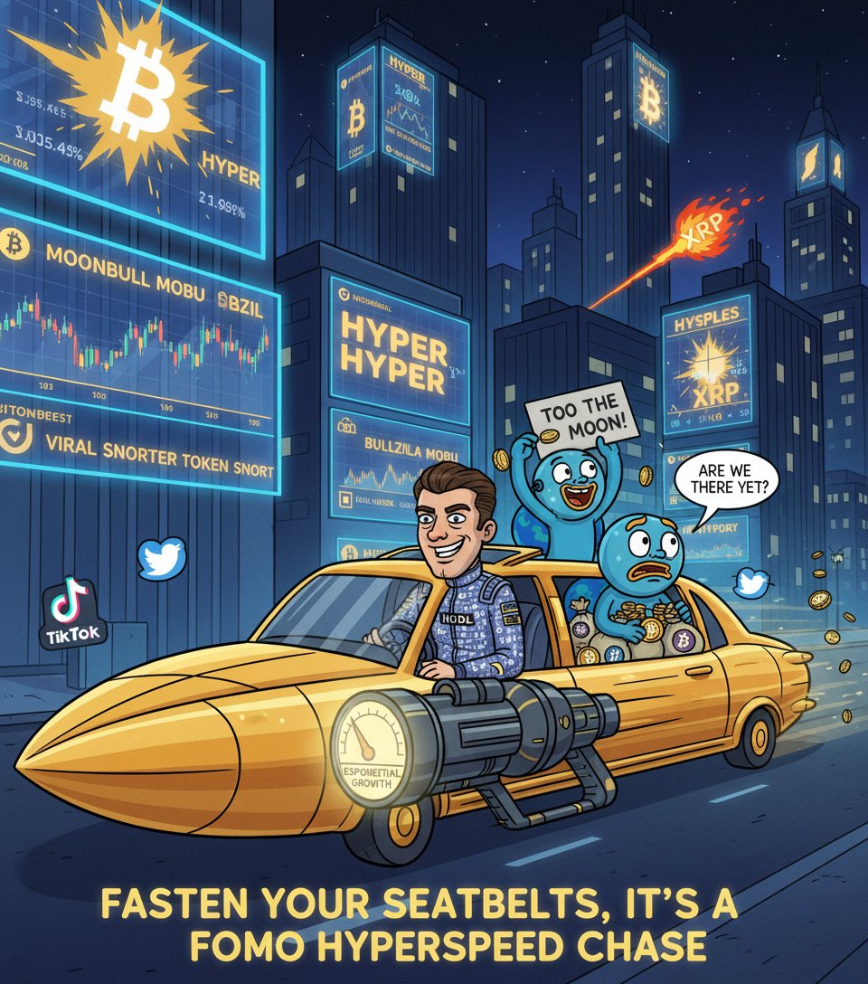 MrOneAI's tweet photo. “FOMO HYPERSPEED CHASE: Hold my crypto, am I moon or doomed? 🚀🔥 #TooTheMoonOrBust” https://t.co/Xn2E4jIp7x