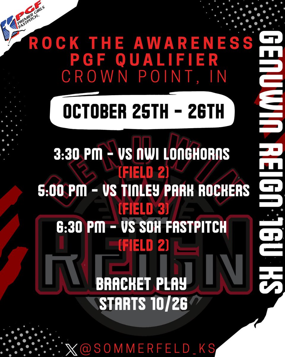 2 more weekends left for the fall season! Come check me and my team out in Crown Point! 

<a href="/GenuWinReign/">GenuWin Reign</a>