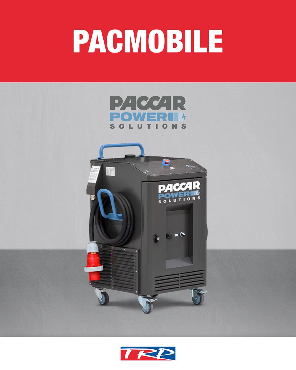 Need flexible charging on the go? ⚡​
​
The PACCAR PacMobile charger delivers DC low/medium power at 40 kW, making it ideal for servicing electric vehicles wherever you need it.​

Find out more: daf.co.uk/en-gb/e-mobili… ​

#ElectricMobility #FleetCharging #ZeroEmissionSolution