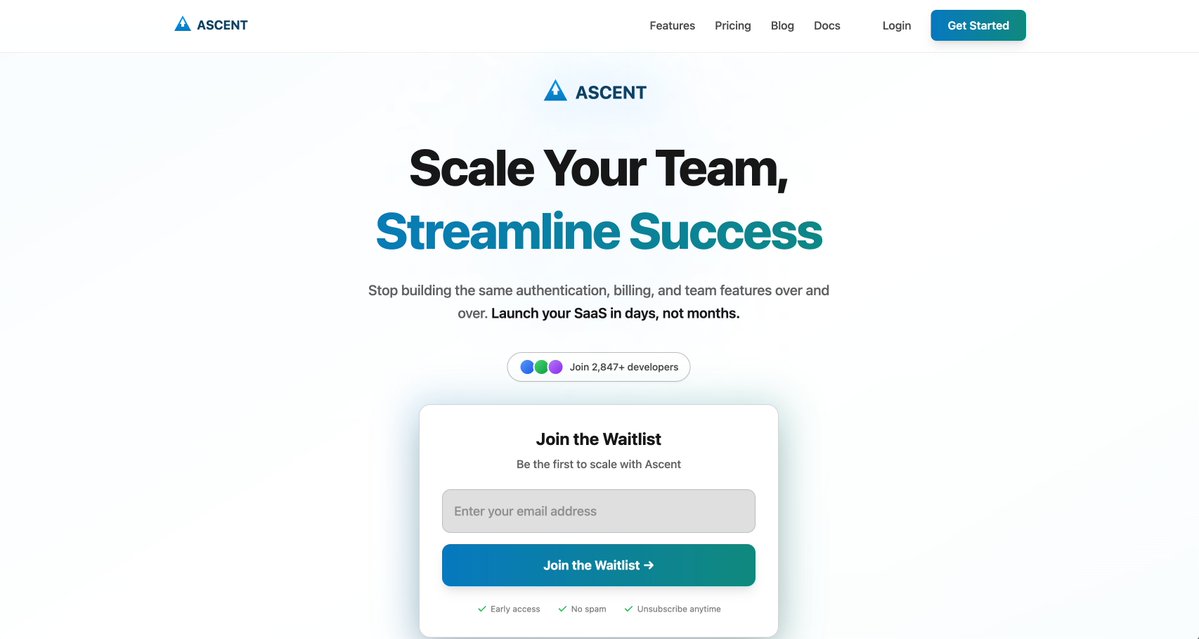 Dominus_Kelvin's tweet image. Announcing Ascent React - the SaaS template that costs $0 built on The Boring JavaScript Stack.
Authentication with:
email/password
magic link
passkeys
Oauth with Google and GitHub
Team management
Billing support with @lmsqueezy
And more...
Tech used
UI Language: @reactjs…