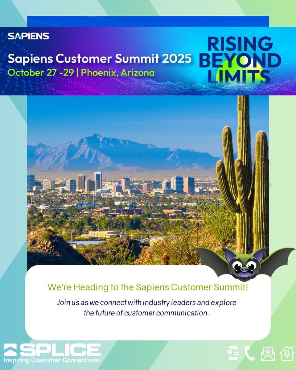 SPLICESoftware's tweet image. We’re proud to be a sponsor at @SapiensIns Customer Summit 2025! Let’s talk explore how SPLICE can help transform customer experience with cross-channel communication and modernize life insurance with feedback!

#SapiensSummit2025 #InsuranceInnovation #AI #CX