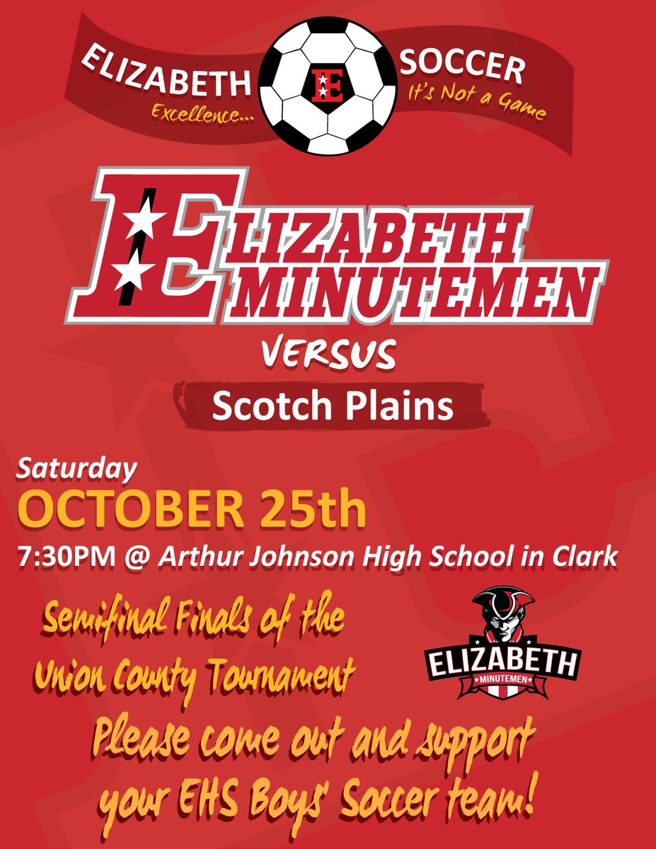 Boys Soccer Semifinal Round Vs. Scoth Plains