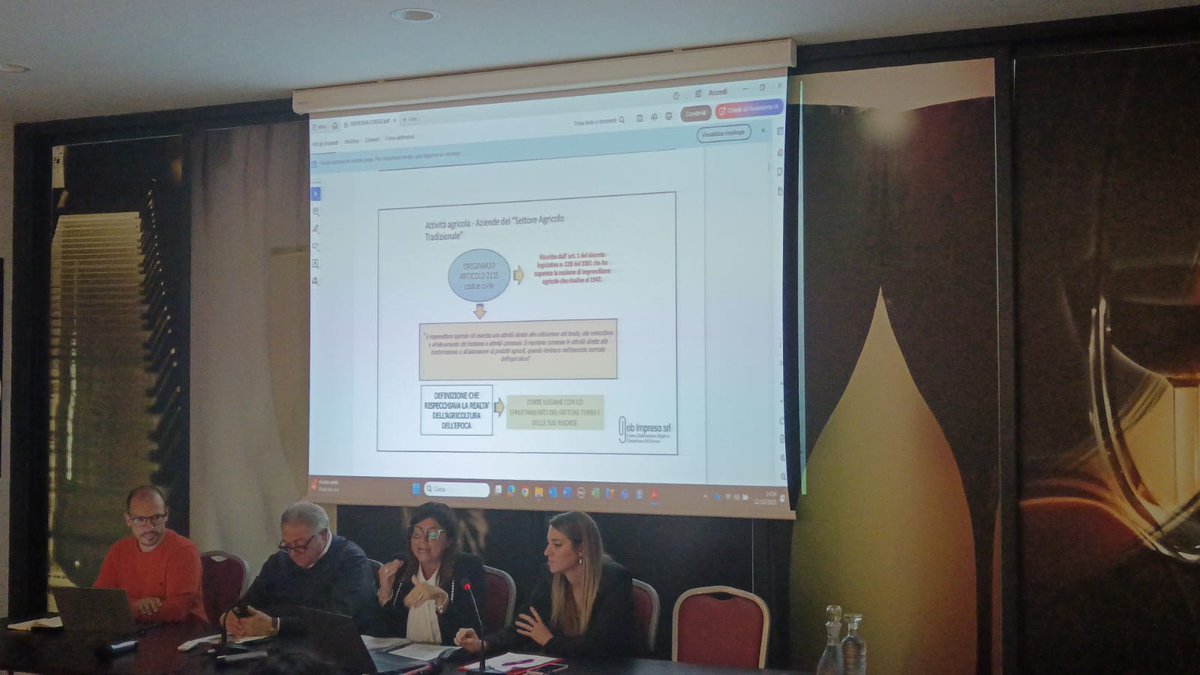 TerraVivaCisl's tweet photo. #Imola #22ottobre 🔊prima giornata del terzo ed ultimo progetto #formazione dal titolo "Fiscalità" relativo all'avviso Foragri 1/2024 - Prot. 49 "Servizi alle imprese".
Con il presidente #Foragri Vincenzo Conso, docenti: Valeria Marcovecchio, Giuseppe Romano e Giovanni Lo Bello🌱 https://t.co/tTuw6qVNhP
