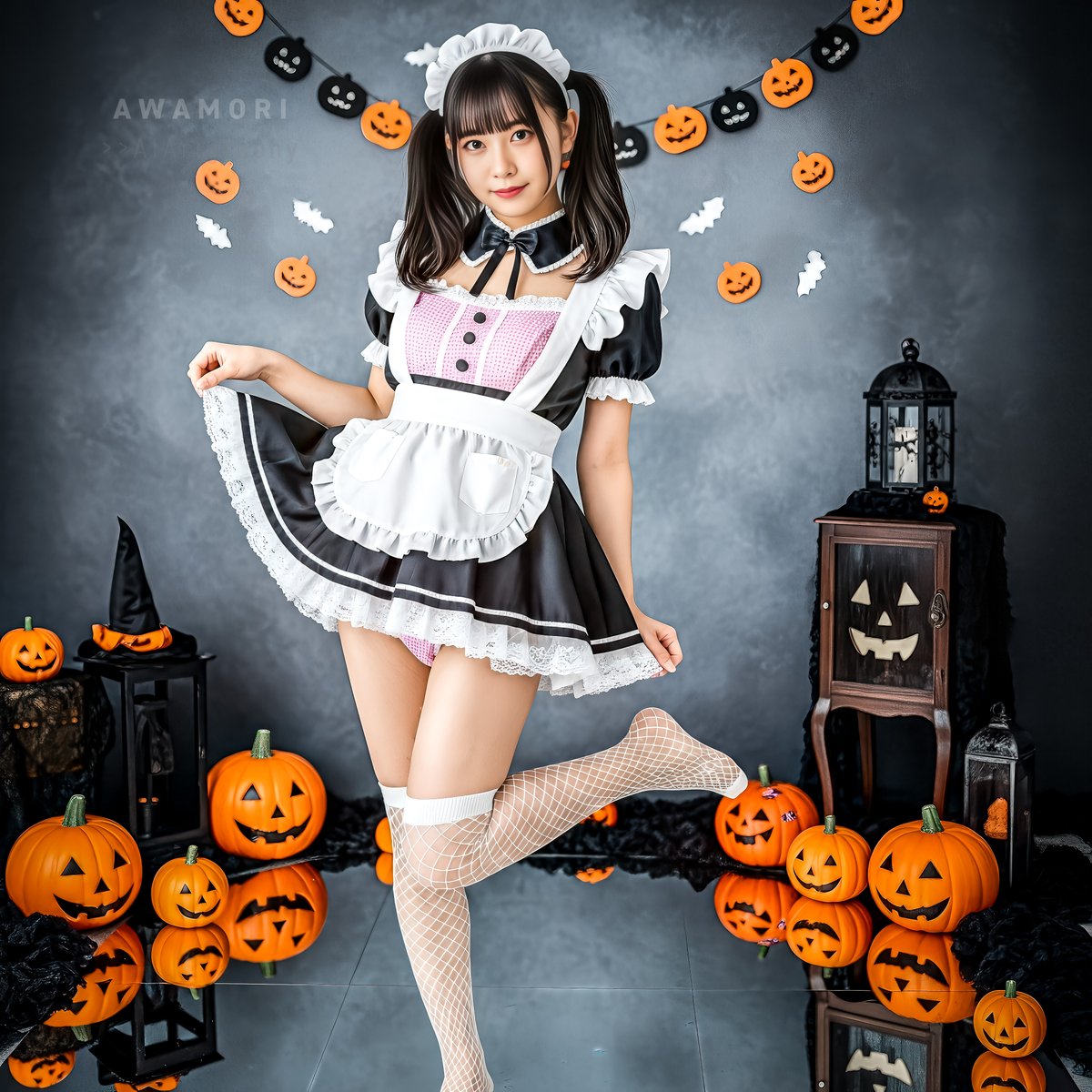 2022Awa's tweet image. 🎃
#halloween #aiportrait #aiphotography #aigravure #aigirl #photoshop #lightroom #photorealism #firefly #nanobanana #Imagen4 #4k