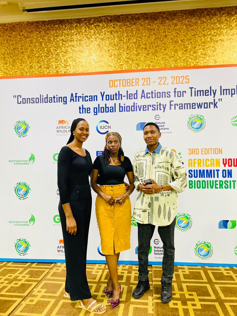 Isheja13's tweet photo. (AYSB2025)  African Youth Summit on Biodiversity  at the 3rd. happening from October 20-22,2025,at Lemigo hotel in Kigali Rwanda 🇷🇼 

Under the theme "consolidating African Youth -Led Actions for Timely Implementation of the Global Biodiversity Framework " https://t.co/E7uJT289qX