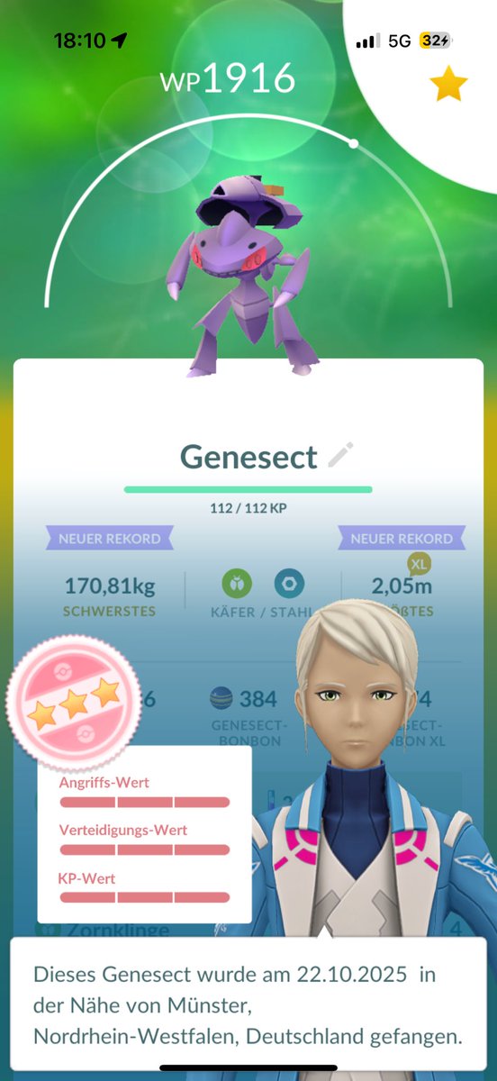 MoseMich1507's tweet photo. Richtig gute #Raidstunde und ein sehr guter grind für Level 74 🔥🔥🔥! 250 #Feldforschungen zu Fuß an einem Nachmittag 🏃♂️.
#muenster #communityambassador #ambassadorprogramm #grind #roadto80 @PokemonGOdeu https://t.co/Y5gtQPee9W