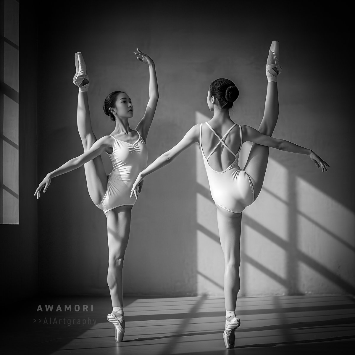 2022Awa's tweet image. 🩰
#ballet #aiportrait #aiphotography #aigravure #aigirl #photoshop #lightroom #photorealism #firefly #nanobanana #imagen4 #4K
