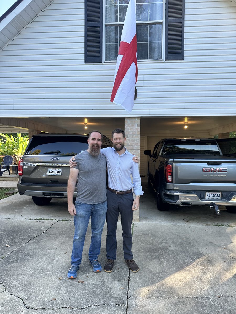 Our last morning with <a href="/TomChaldecott/">Tom Chaldecott ✞🏴󠁧󠁢󠁥󠁮󠁧󠁿</a> was well spent. A full English breakfast and then off to the airport. 

Cheers, Tom. We were thrilled to have you. Looking forward to building our Kingdom outposts across the pond from each other.