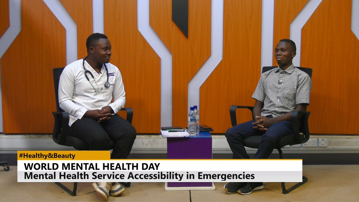 Ongoing program about #MentalHealthDay with ED Mr Raymond, <a href="/guguddetvuganda/">Gugudde TV Uganda</a>.

No health without mental health and everyone needs mental health screening sooner than later.

#WorldMentalHealthDay | #NutritionistKD