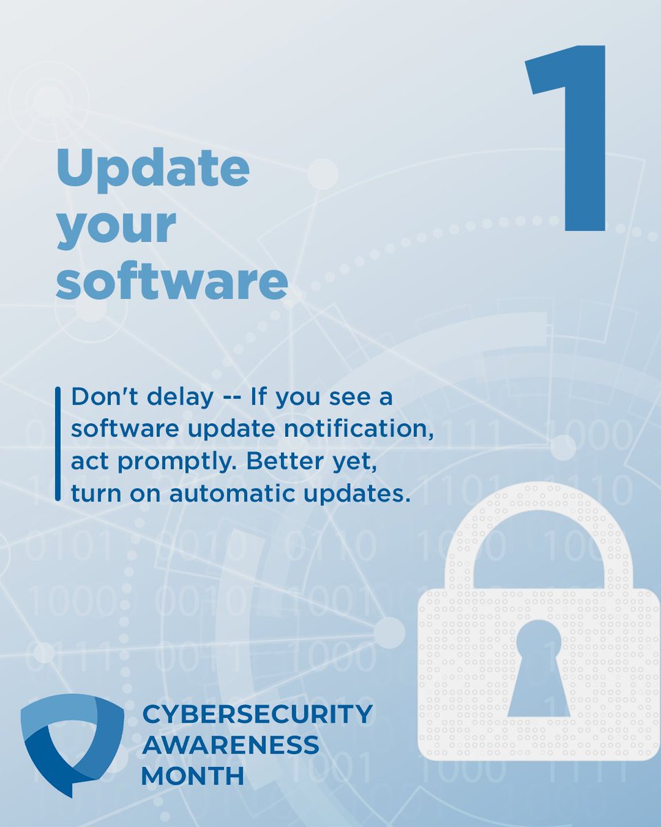 Ortho2Systems's tweet image. It&apos;s Cybersecurity Month! Are your online habits up to code? 👀

We’ve got a few easy tips to help keep your practice and patient info safe.

#CyberSecurityMonth