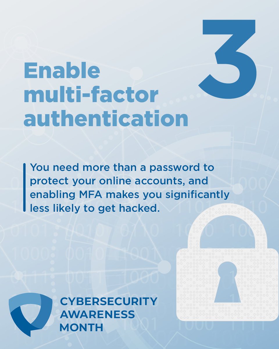 Ortho2Systems's tweet image. It&apos;s Cybersecurity Month! Are your online habits up to code? 👀

We’ve got a few easy tips to help keep your practice and patient info safe.

#CyberSecurityMonth