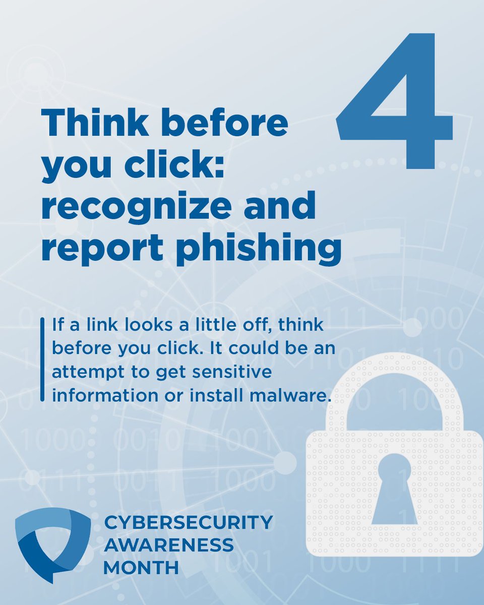 Ortho2Systems's tweet image. It&apos;s Cybersecurity Month! Are your online habits up to code? 👀

We’ve got a few easy tips to help keep your practice and patient info safe.

#CyberSecurityMonth
