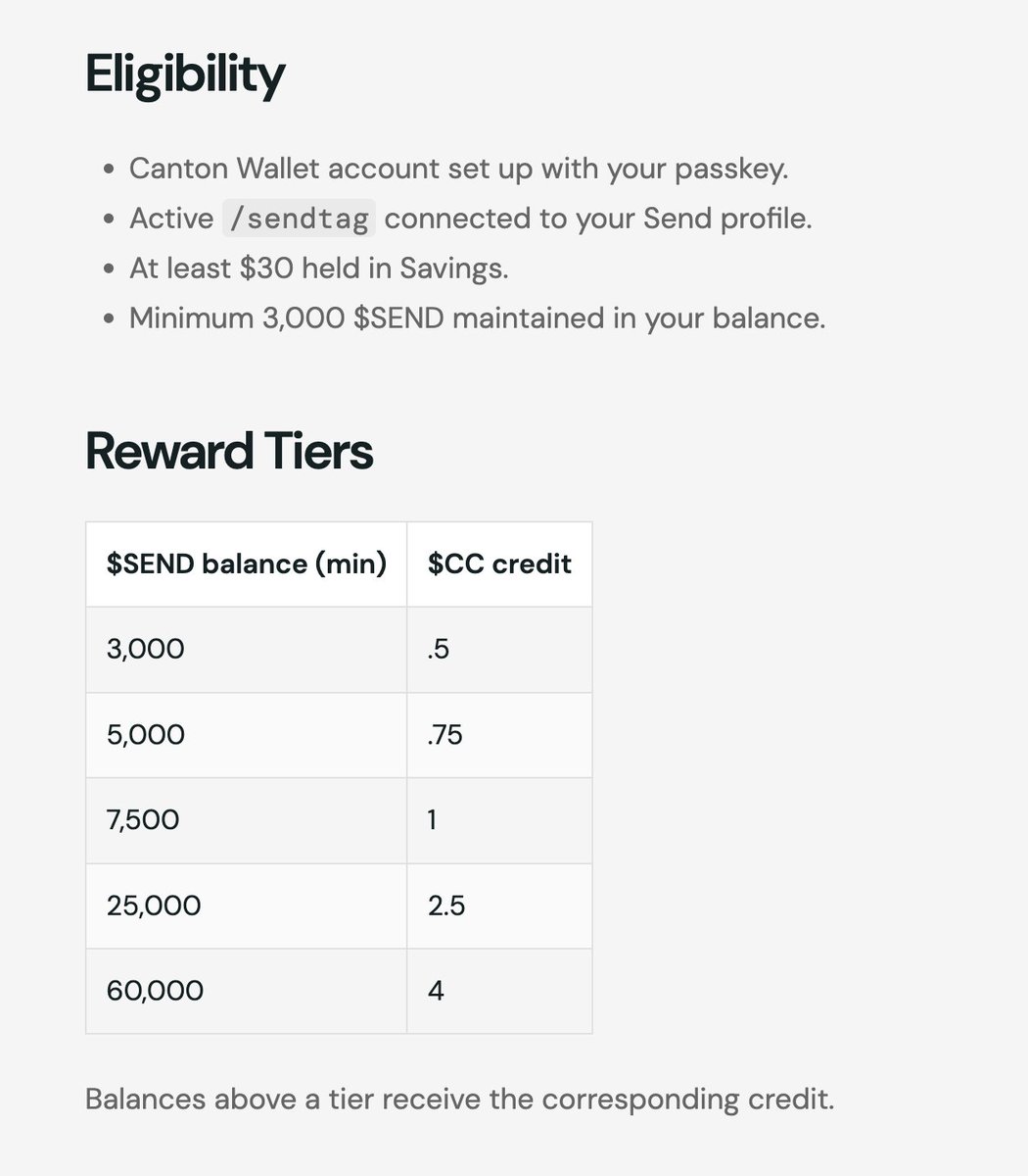New CantonWallet.com tiers. $CC $SEND

<a href="/CantonWallet/">Canton Wallet by Send</a> by <a href="/Send/">Send</a>