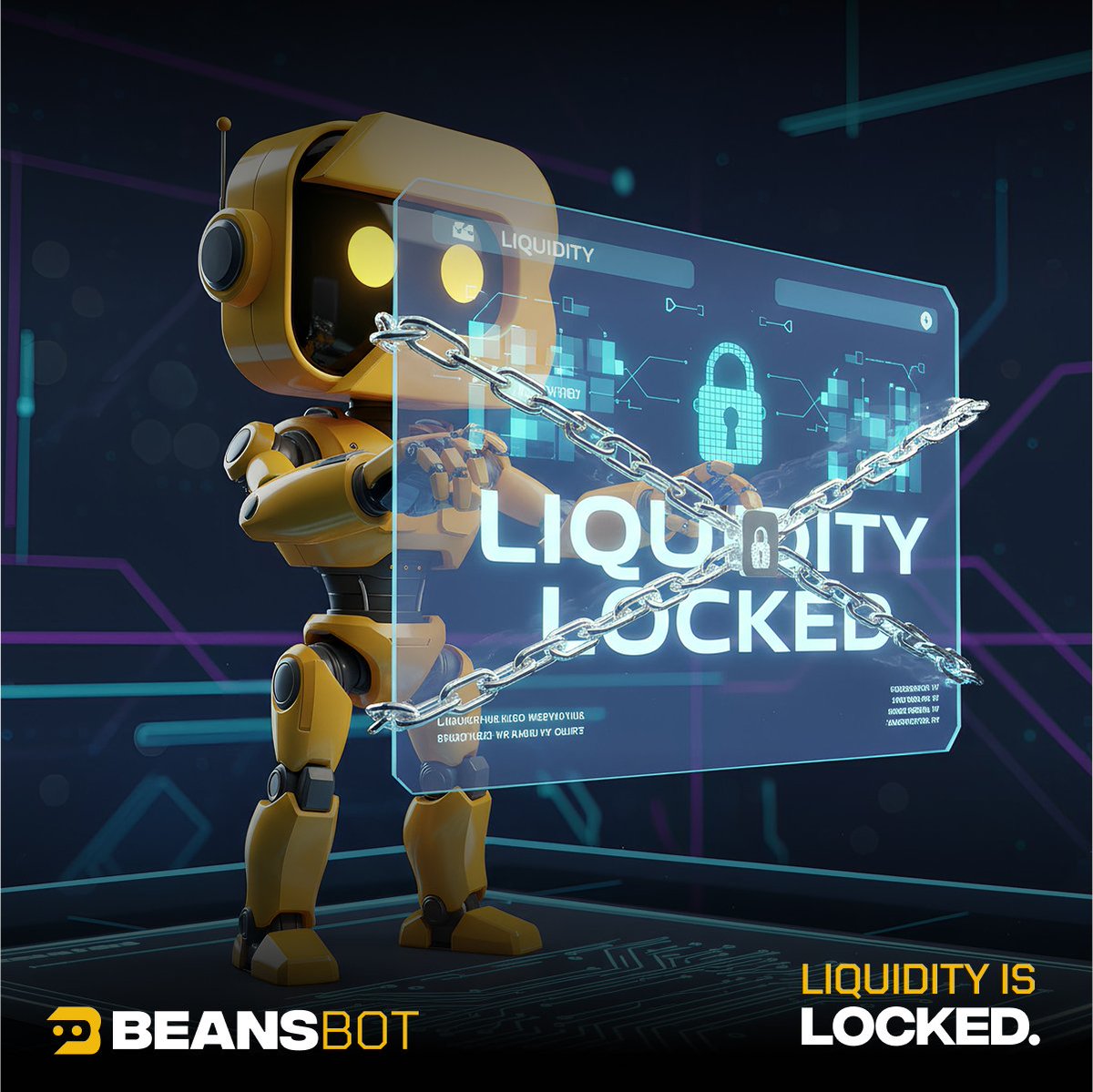 BeansDotBot's tweet image. $BEAN liquidity locked. Community protected.

See the lock details here: pinksale.finance/pinklock/bsc/r…