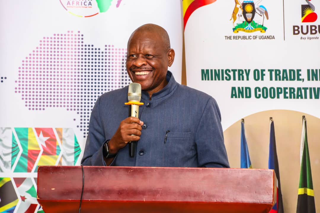 UgandaMediaCent's tweet photo. Hon. Mbadi highlighted that #AfCFTA offers immense opportunity - enabling Ugandan farmers, innovators, and manufacturers to access a duty-free market of 1.3 billion consumers across Africa | #TradeUG https://t.co/CwRS6CCBch