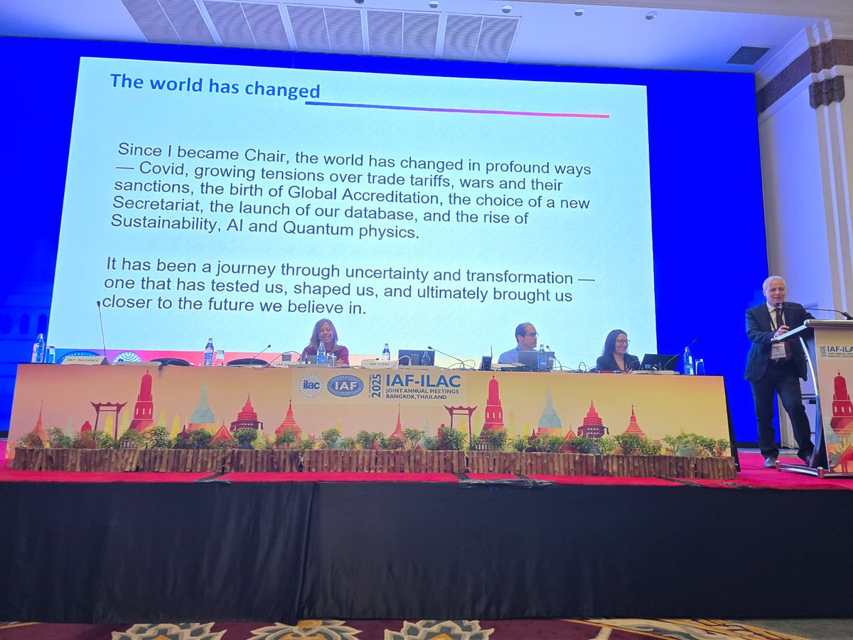 IAAC extends its appreciation to Lori Gillespie from ANAB for her leadership as <a href="/IAF_Global/">IAF</a>  Vice Chair, supporting the transition to Global Accreditation Cooperation Incorporated. 👏🌎

🔗 iaac.org.mx/articles/iaac-…