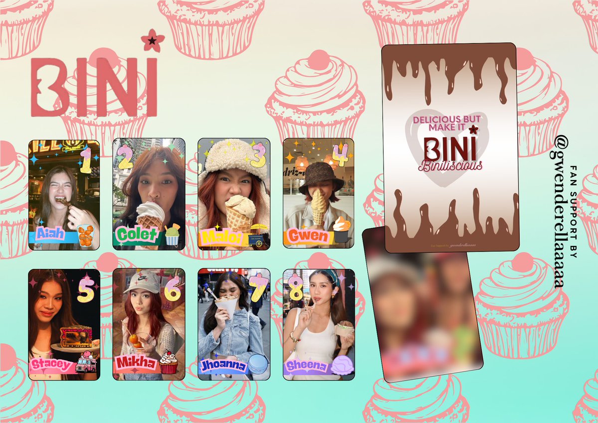 gwenderellaaaaa's tweet image. #BINIfiedPHArena 
Part 4: BINILISCIOUS photocard
- MBF @gwenderellaaaaa 
- Like and RT 
- 1:1 (open for trade)
- Nov 29, PH arena 
Limited qty ❤️🔥 see you
*since complete na FS ko, link for donate will be posted today or tomorrow to help produce more qty with perks too! 🥹🌸