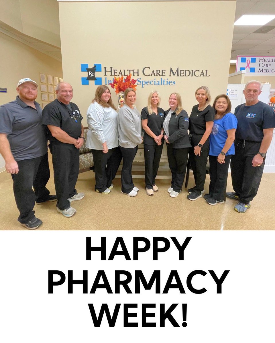 hcminfusion's tweet photo. This week, we celebrate our incredible pharmacy team! Your dedication, expertise, and care make a real difference in our patients’ lives every day. Thank you for keeping health at the forefront and always going the extra mile. 🌟 

#PharmacyWeek #HCMcares #QualityCare https://t.co/RgStWIDUfH