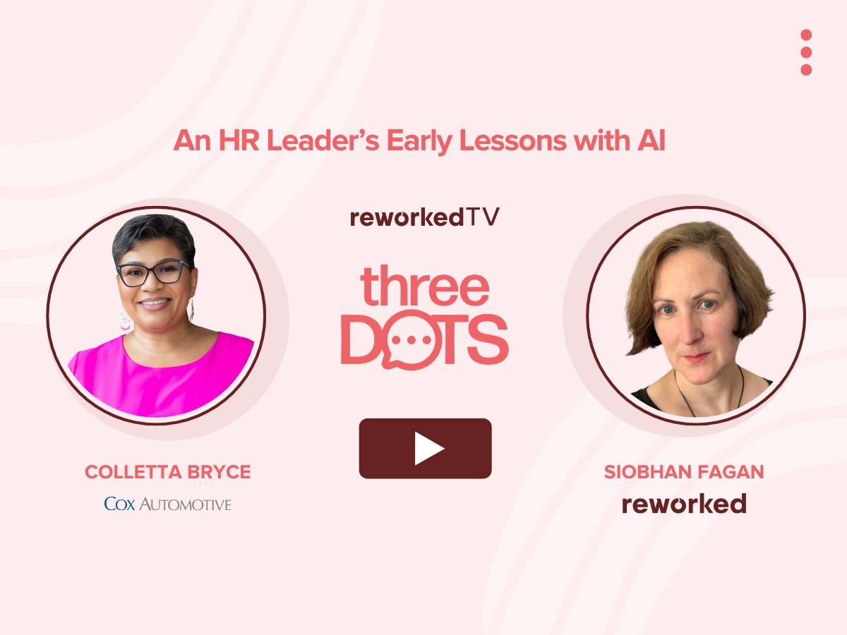 GetReworked's tweet image. Colletta Bryce&apos;s Early Lessons With AI in HR at Cox Automotive reworked.co/digital-workpl… #AIinHR #HumanResources