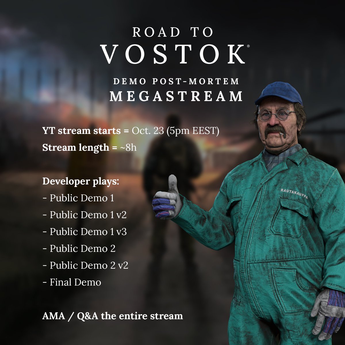 Road to Vostok tweet media
