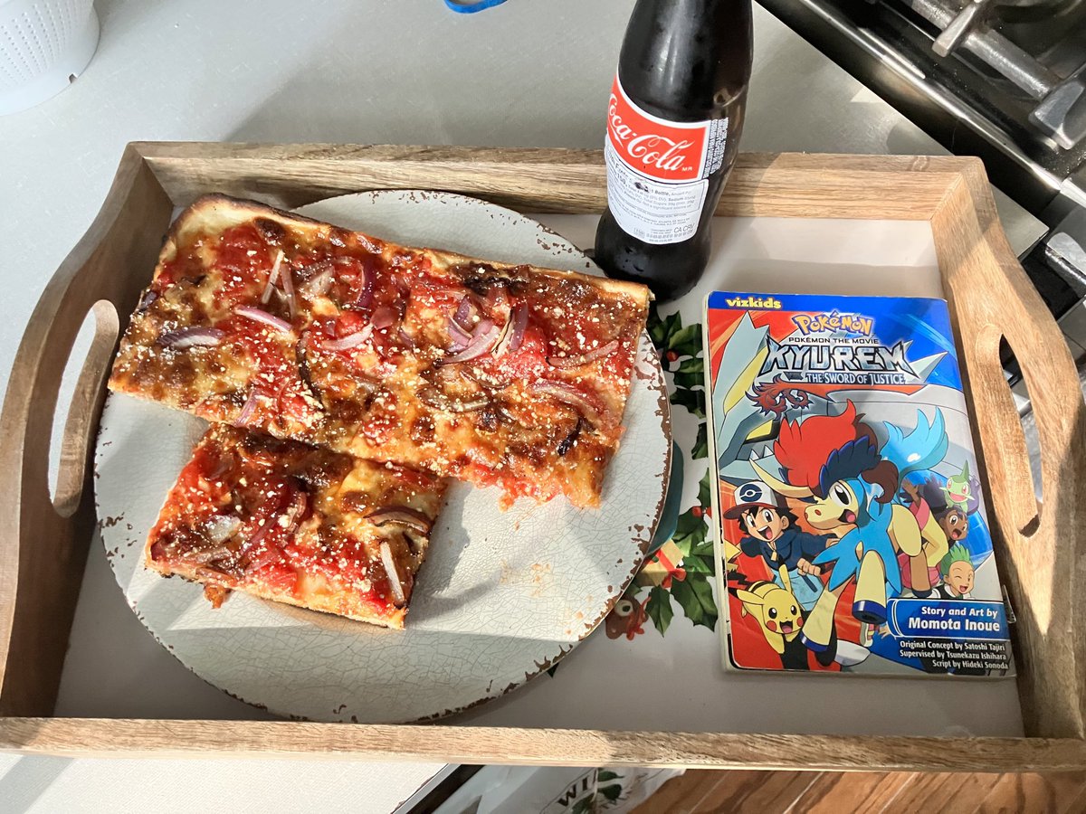 Pizza lunch my way
Ps. Keldeo is my favorite pokemon