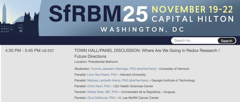 UVMLarnerMed's tweet image. #UVMLarnerMed faculty news: Professor and University Scholar, Yvonne Janssen-Heininger, Ph.D., will moderate a panel: "Where are we going in redox research?" at the annual Society for Redox Biology &amp;amp; Medicine Conference. sfrbm.org/meetings/sfrbm… @UVMResearch @uvmcmb #SFRBM #redox